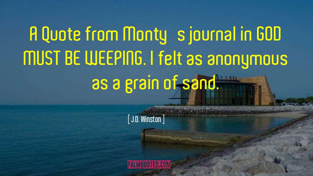 Lehnert Sand quotes by J.D. Winston