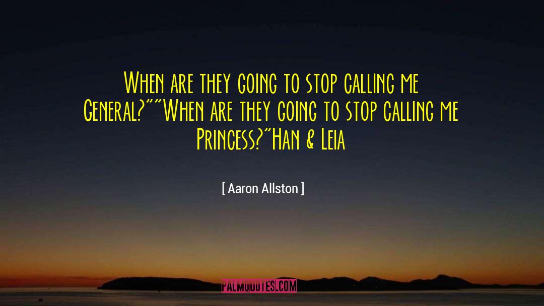 Leia quotes by Aaron Allston