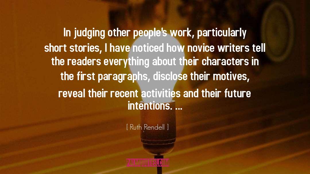 Leisure Activities quotes by Ruth Rendell