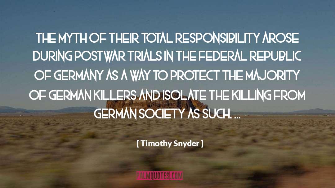 Leitung German quotes by Timothy Snyder