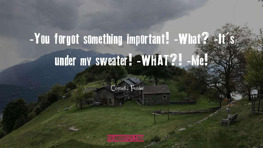 Lelion Sweater quotes by Cornelia Funke
