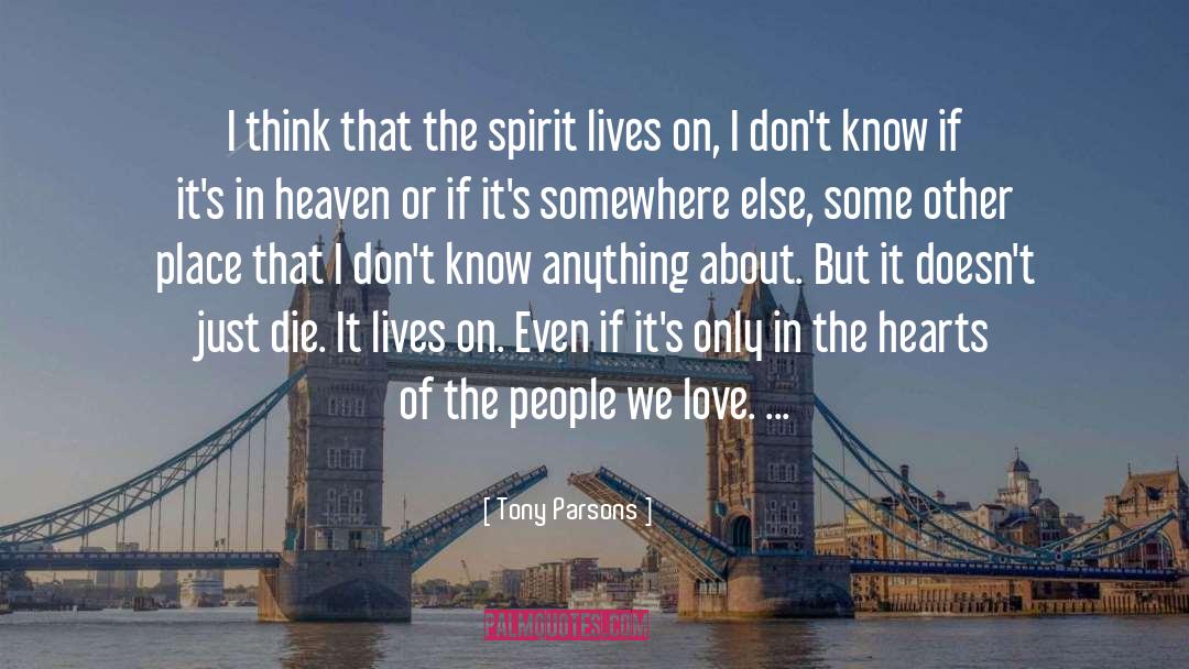 Lemelle Parsons quotes by Tony Parsons