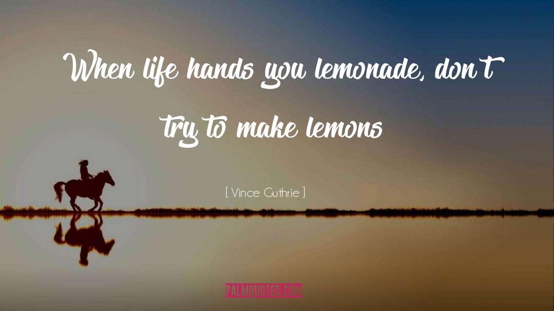 Lemonade quotes by Vince Guthrie