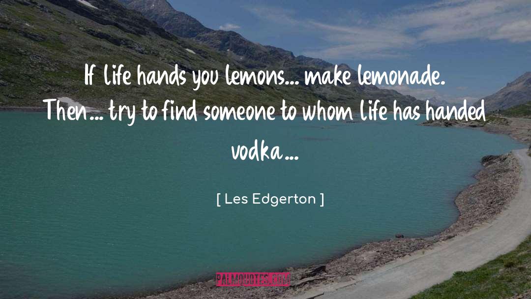 Lemonade quotes by Les Edgerton