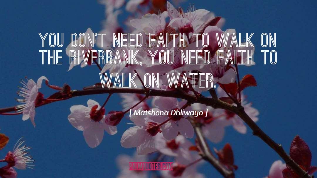 Lenain Water quotes by Matshona Dhliwayo