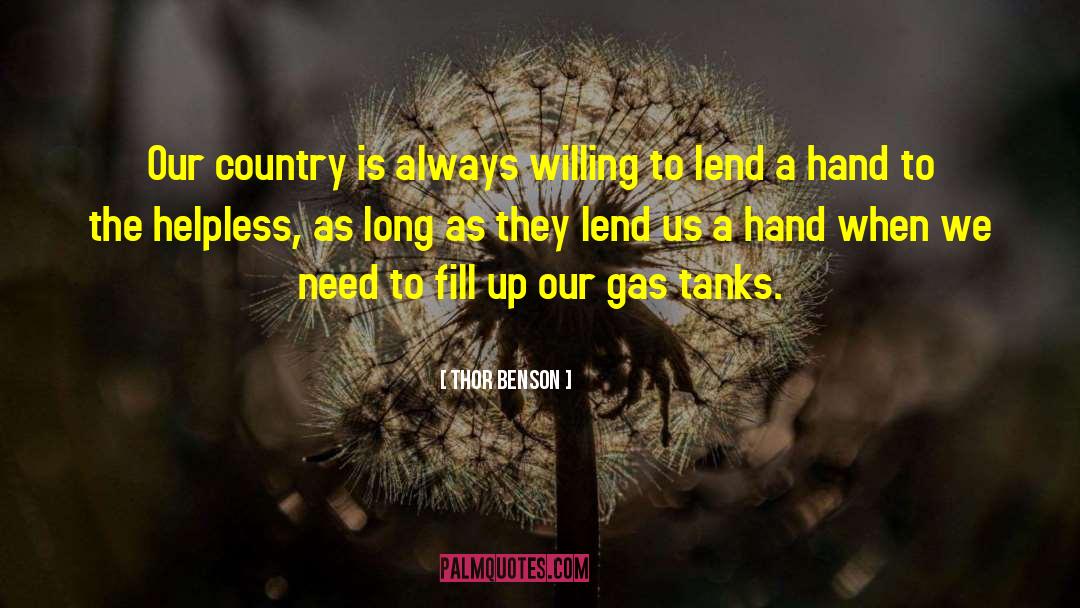 Lend A Hand quotes by Thor Benson
