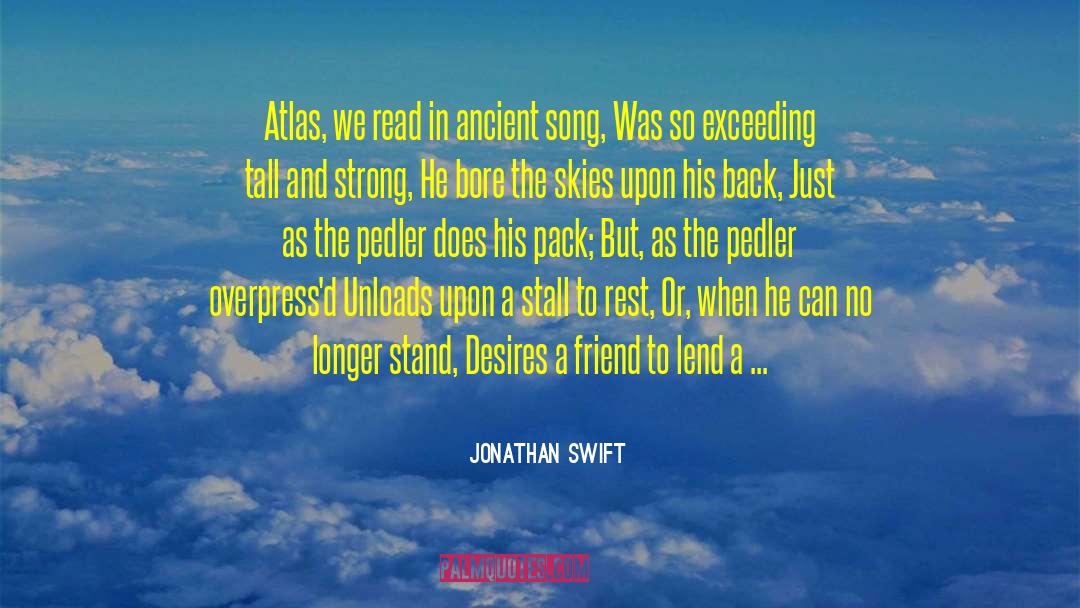 Lend As Evie quotes by Jonathan Swift