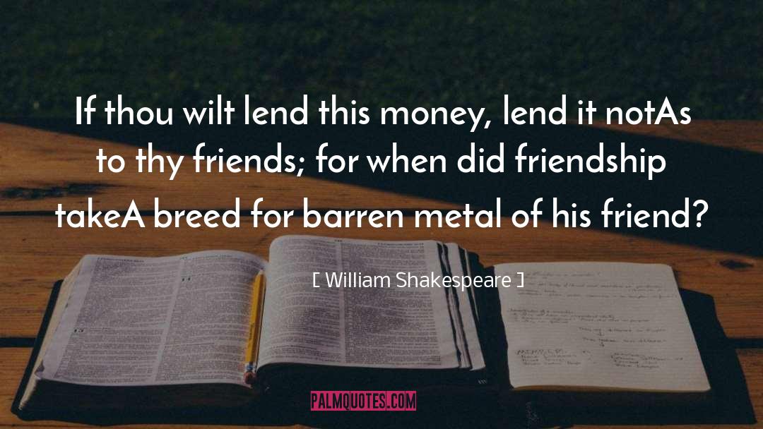 Lend quotes by William Shakespeare