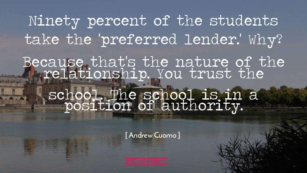 Lenders quotes by Andrew Cuomo