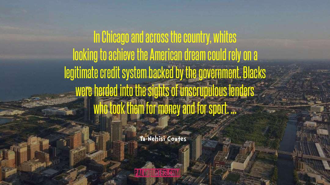 Lenders quotes by Ta-Nehisi Coates