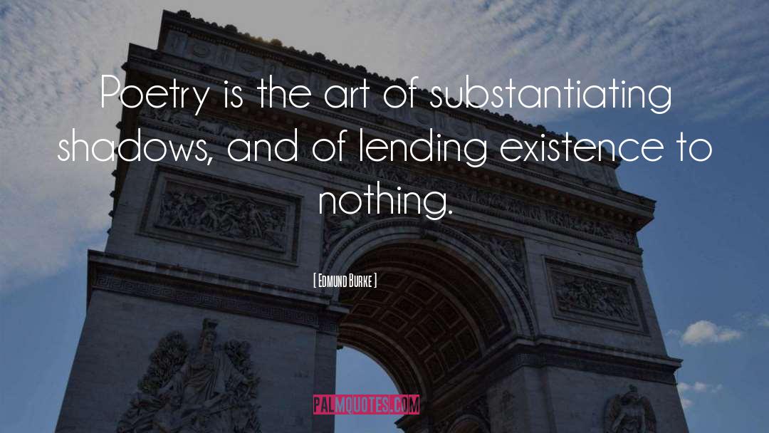 Lending quotes by Edmund Burke