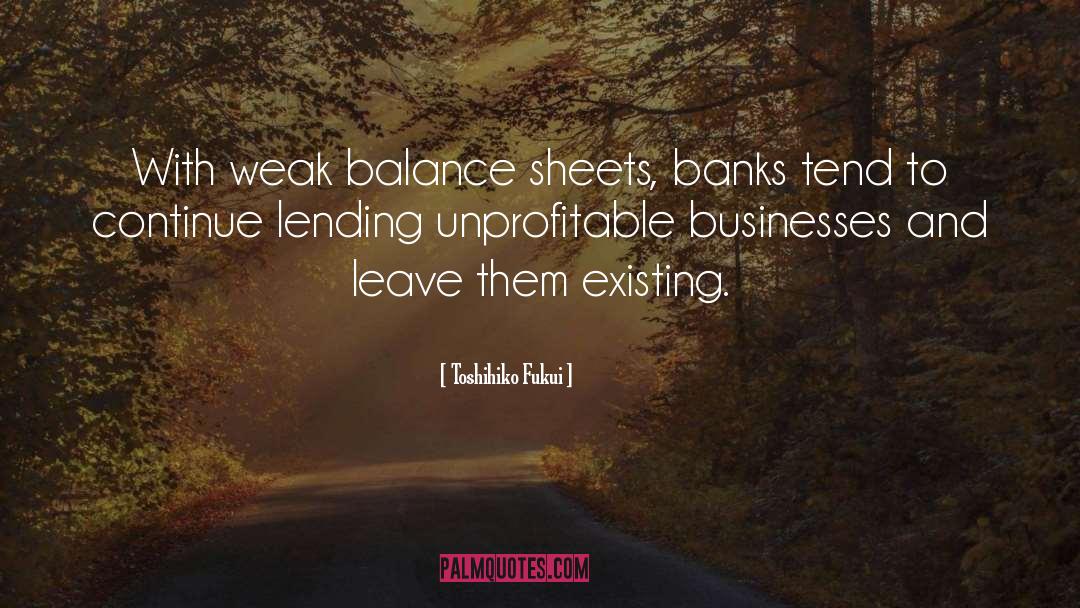 Lending quotes by Toshihiko Fukui