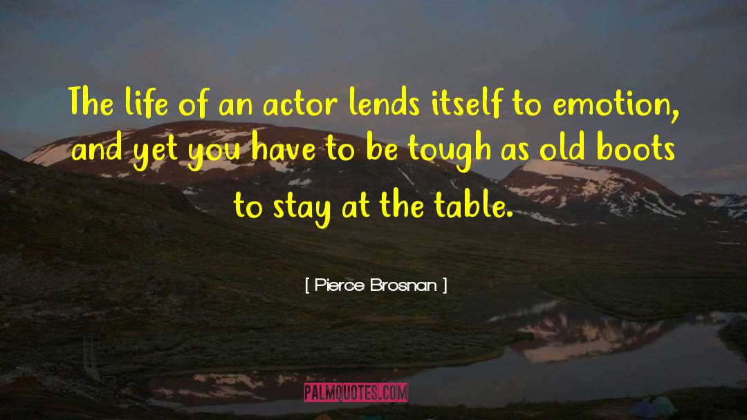 Lends quotes by Pierce Brosnan