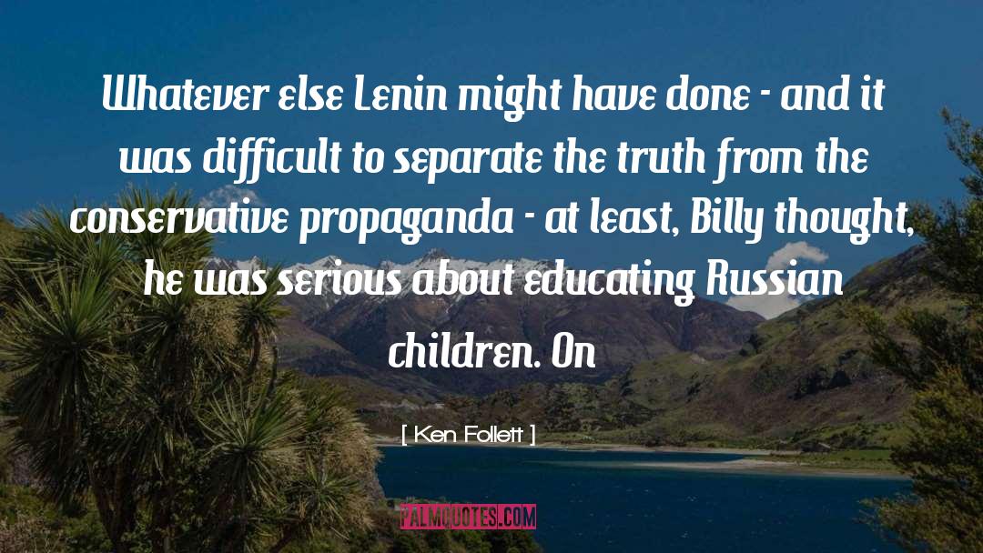 Lenin Russian quotes by Ken Follett