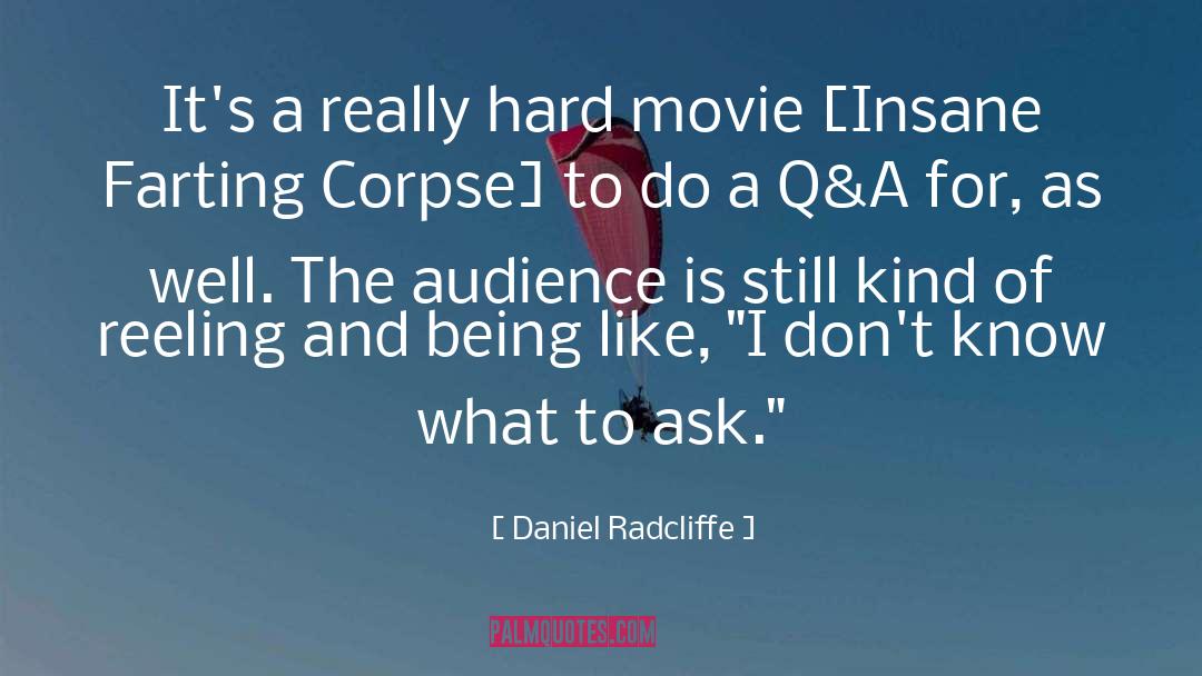 Lennie Being A Hard Worker quotes by Daniel Radcliffe