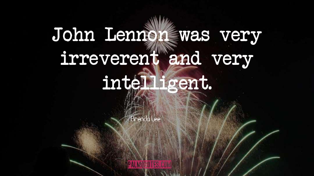 Lennon quotes by Brenda Lee