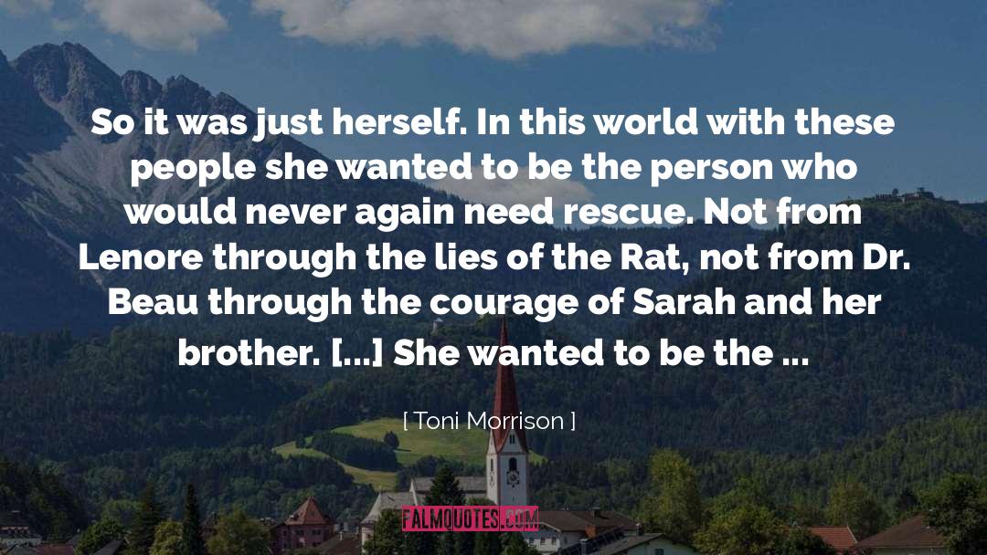 Lenore quotes by Toni Morrison