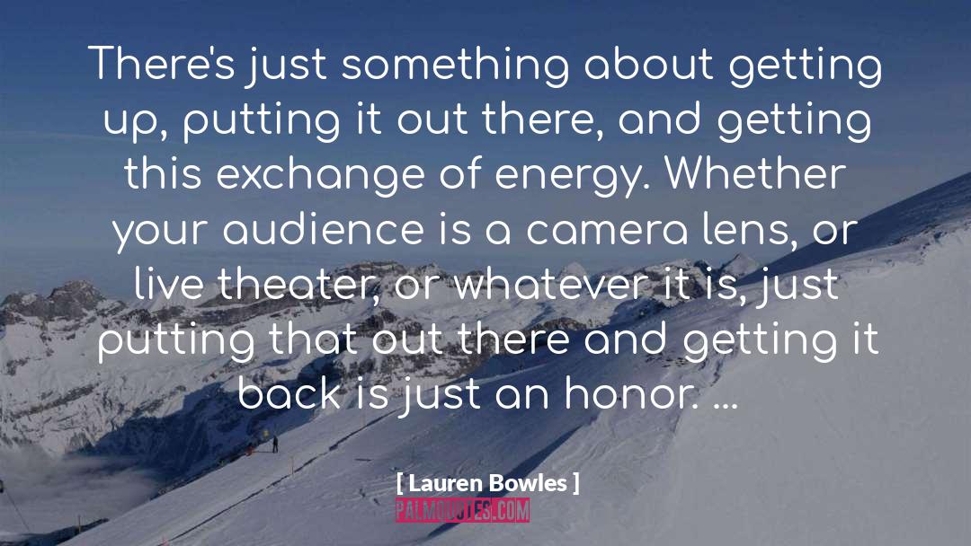 Lens quotes by Lauren Bowles
