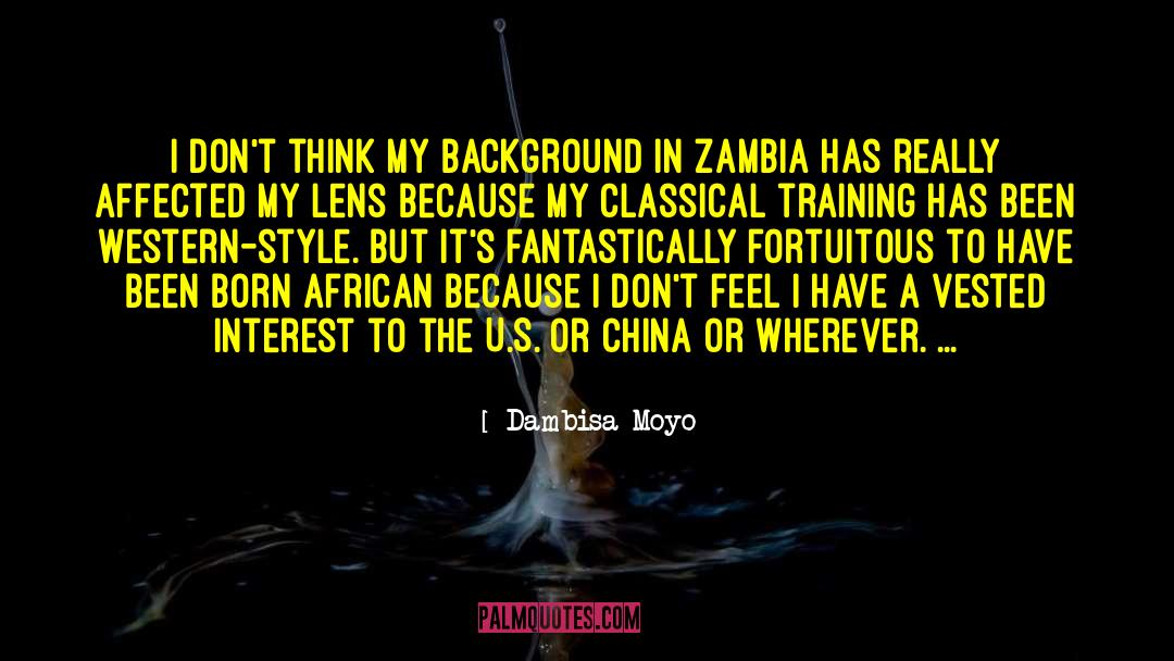 Lens quotes by Dambisa Moyo