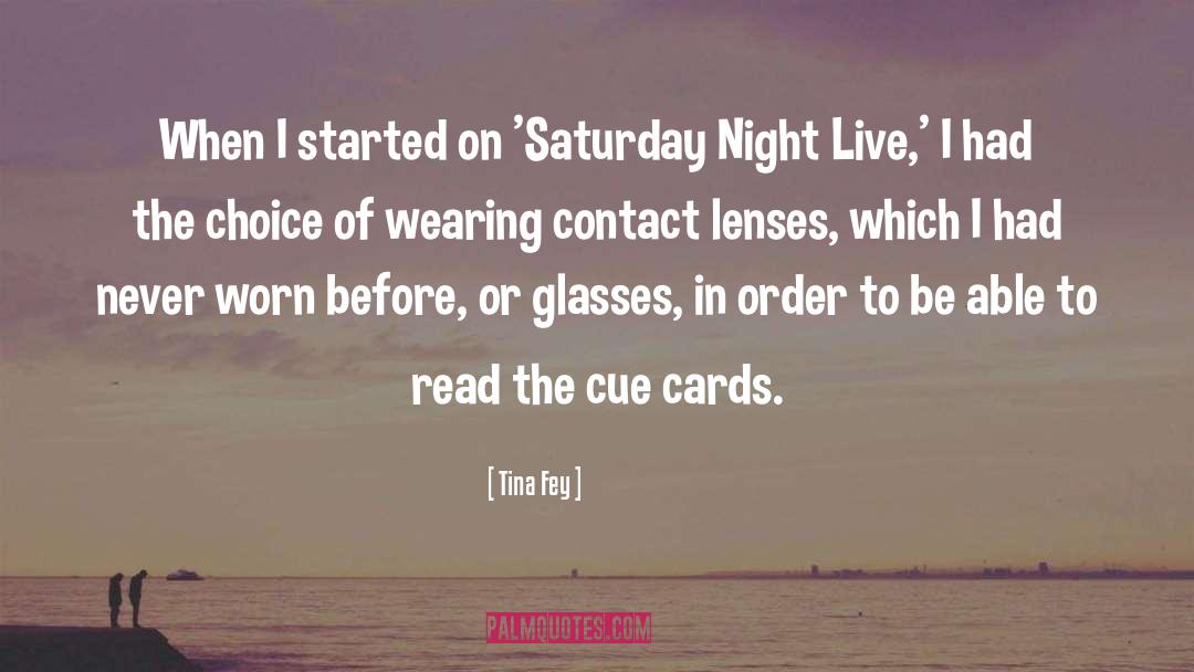 Lenses quotes by Tina Fey