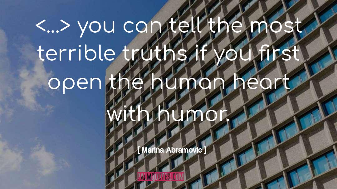 Lentze Marina quotes by Marina Abramovic