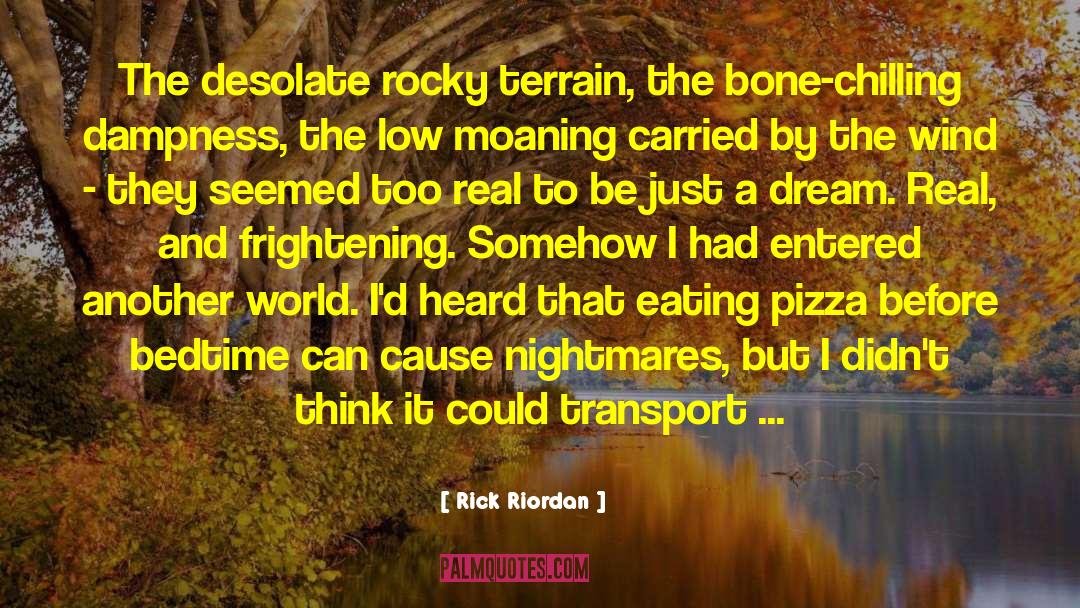 Lenzinis Pizza quotes by Rick Riordan