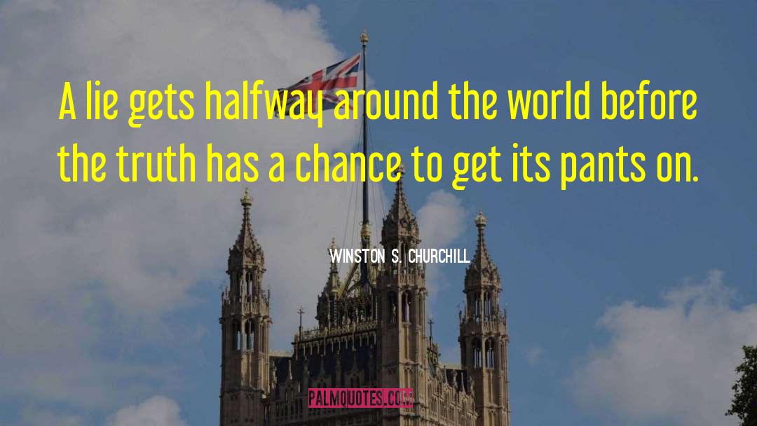 Leo S Chance quotes by Winston S. Churchill