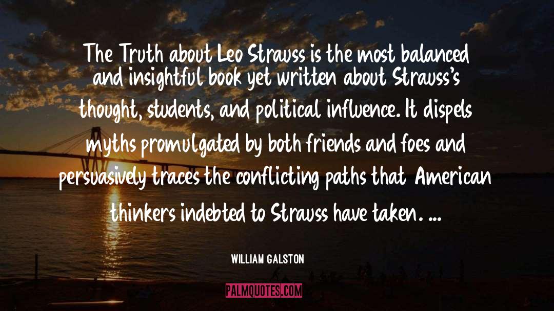 Leo Strauss quotes by William Galston