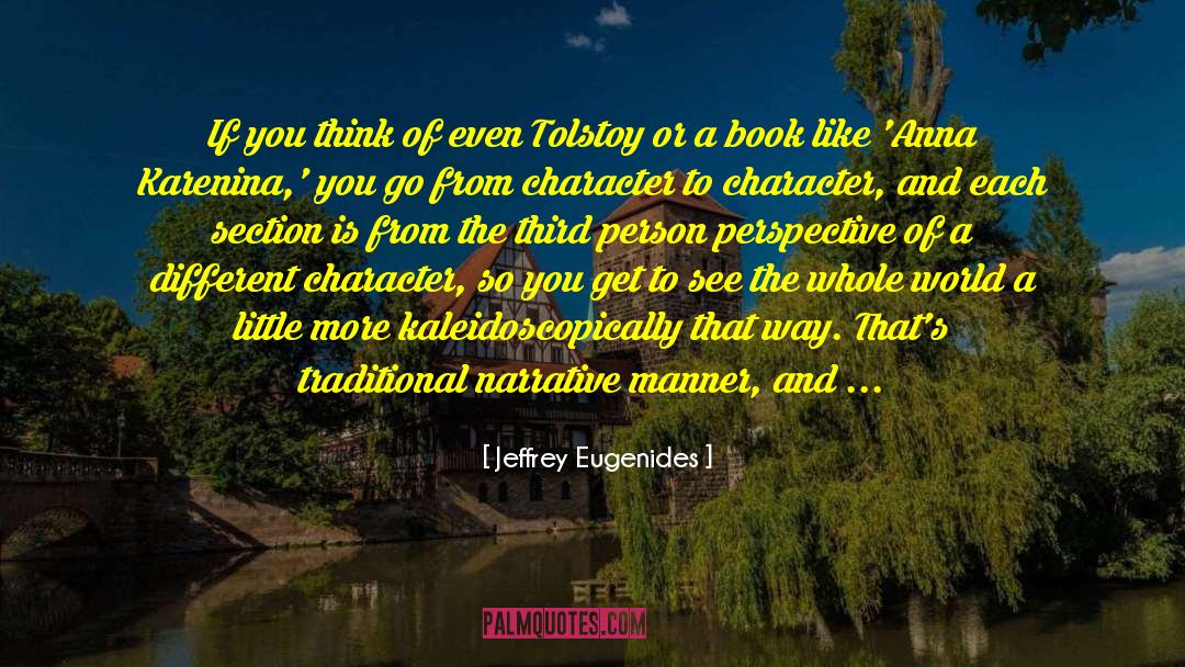 Leo Tolstoy Anna Karenina quotes by Jeffrey Eugenides