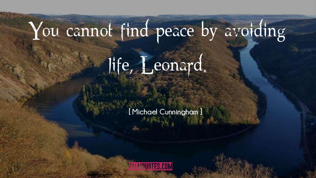 Leonard quotes by Michael Cunningham
