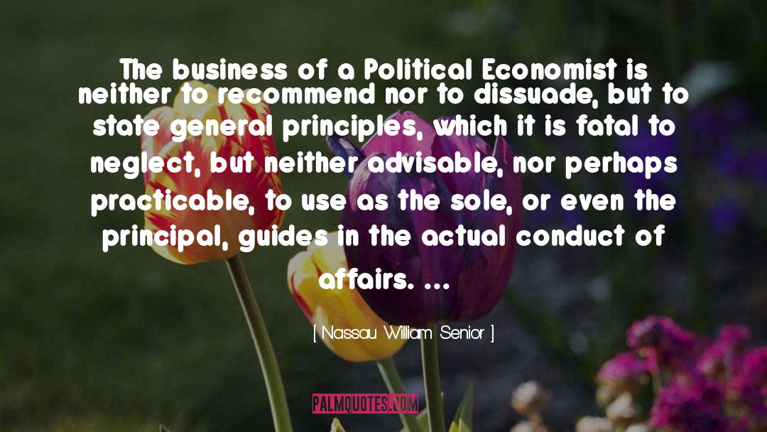 Leonard William Economist quotes by Nassau William Senior
