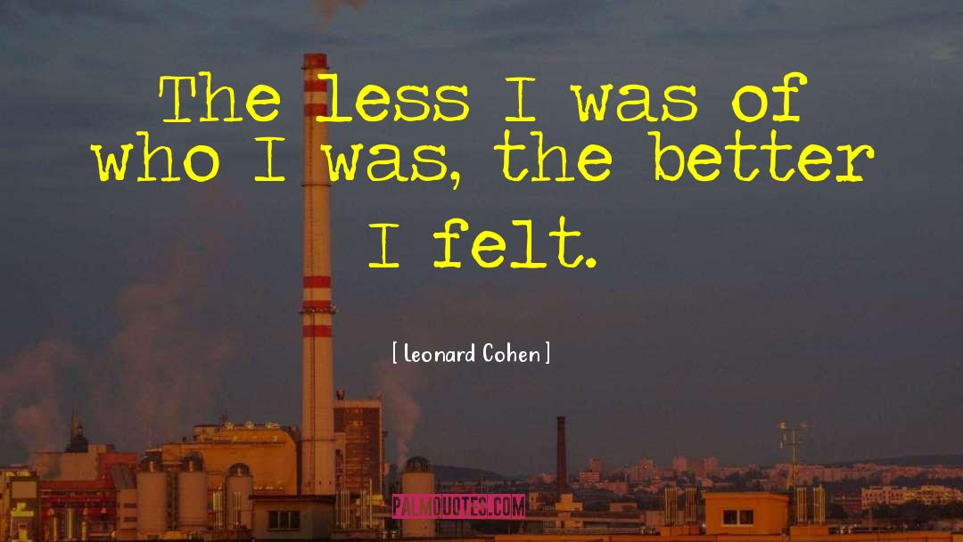 Leonard Woolf quotes by Leonard Cohen