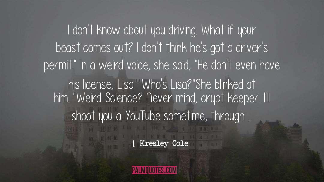 Leonhart Youtube quotes by Kresley Cole