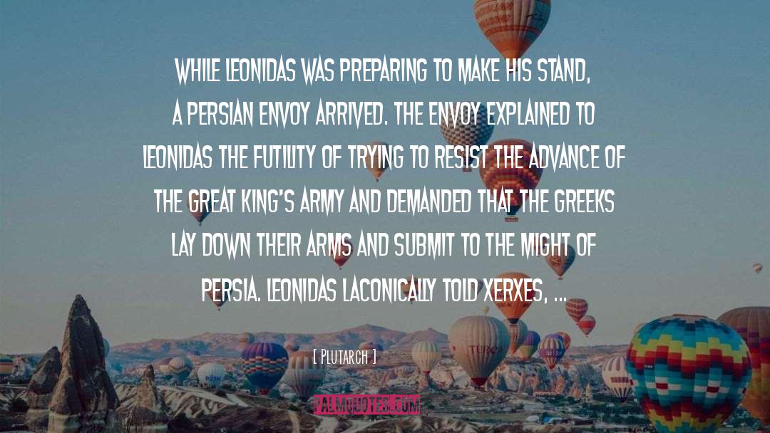 Leonidas Bondi quotes by Plutarch