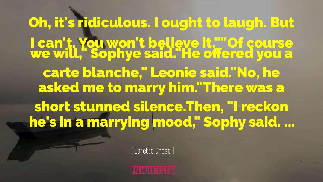 Leonie quotes by Loretta Chase