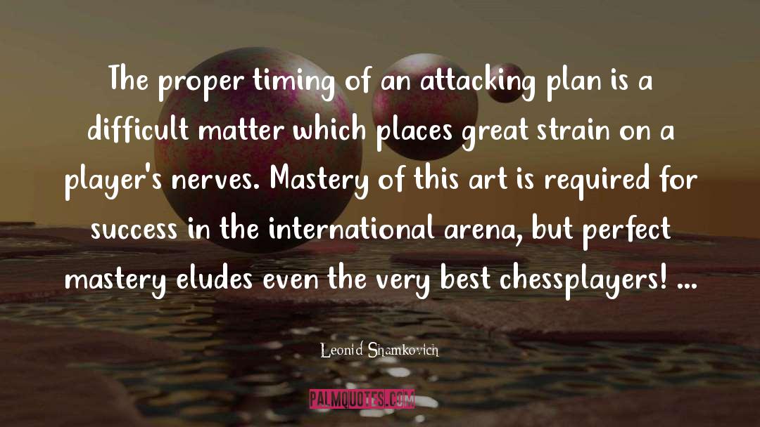 Leonsis Arena quotes by Leonid Shamkovich