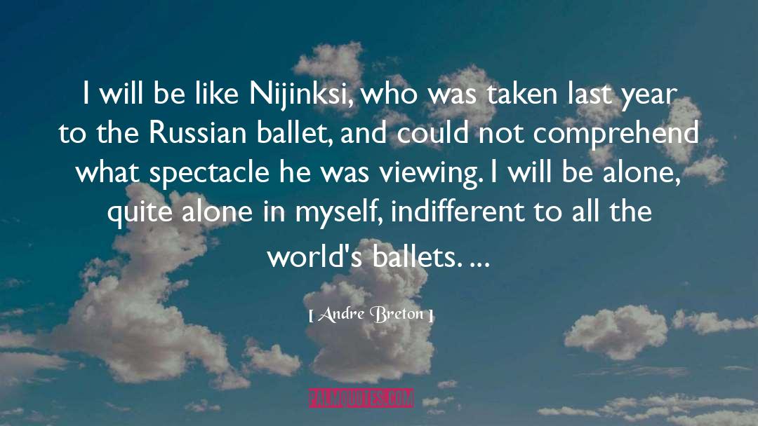 Leotards Ballet quotes by Andre Breton