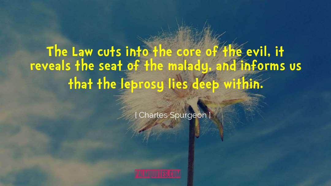 Leprosy quotes by Charles Spurgeon
