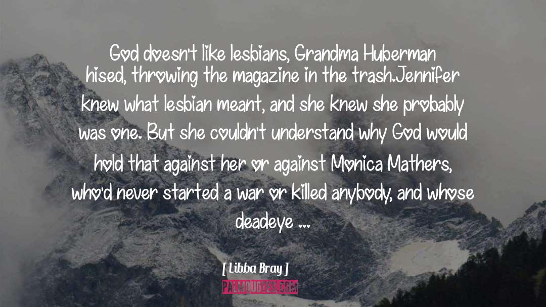 Lesbian Characters quotes by Libba Bray