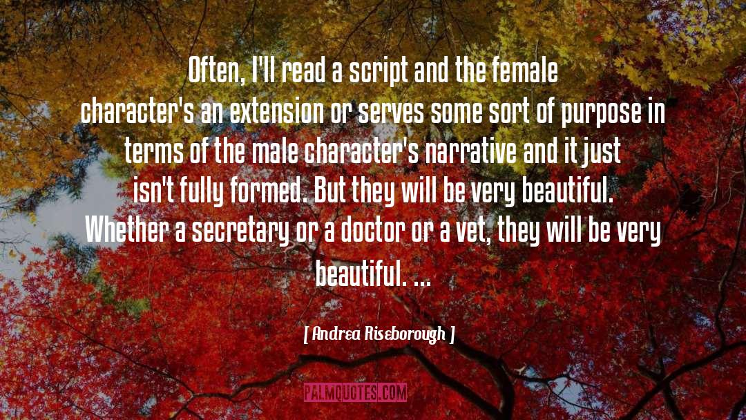 Lesbian Doctor quotes by Andrea Riseborough