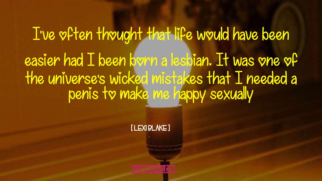 Lesbian quotes by Lexi Blake