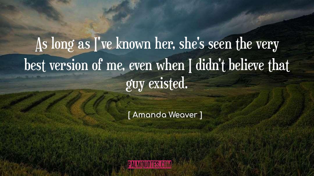 Lesbian Romance quotes by Amanda Weaver