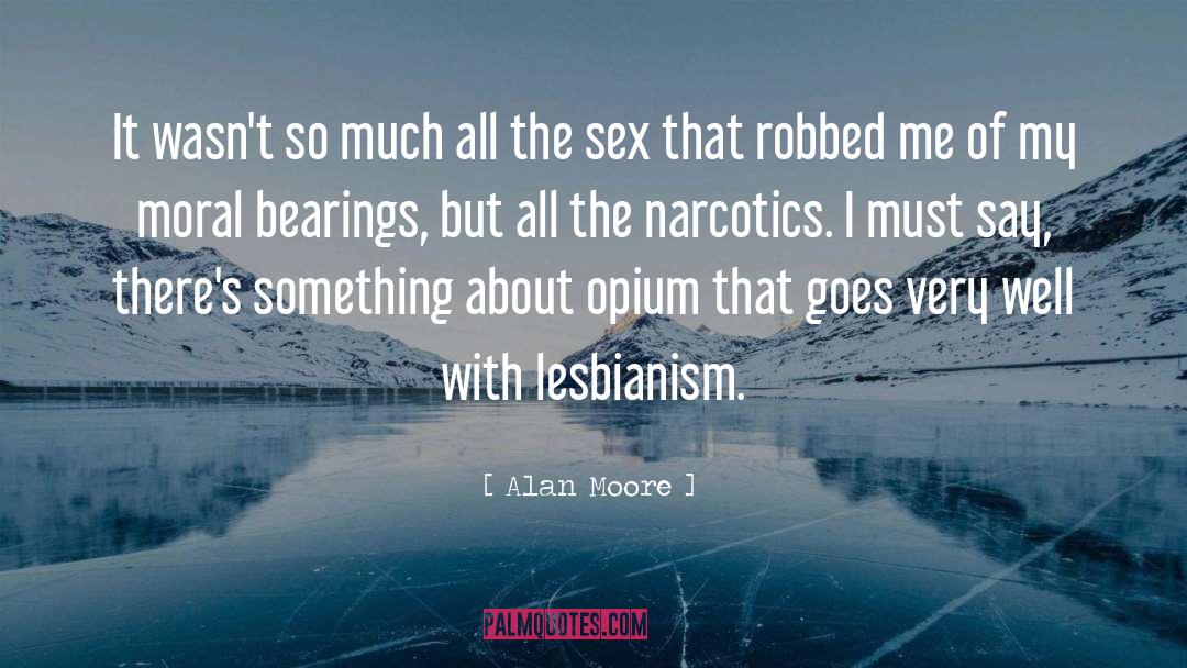 Lesbianism quotes by Alan Moore