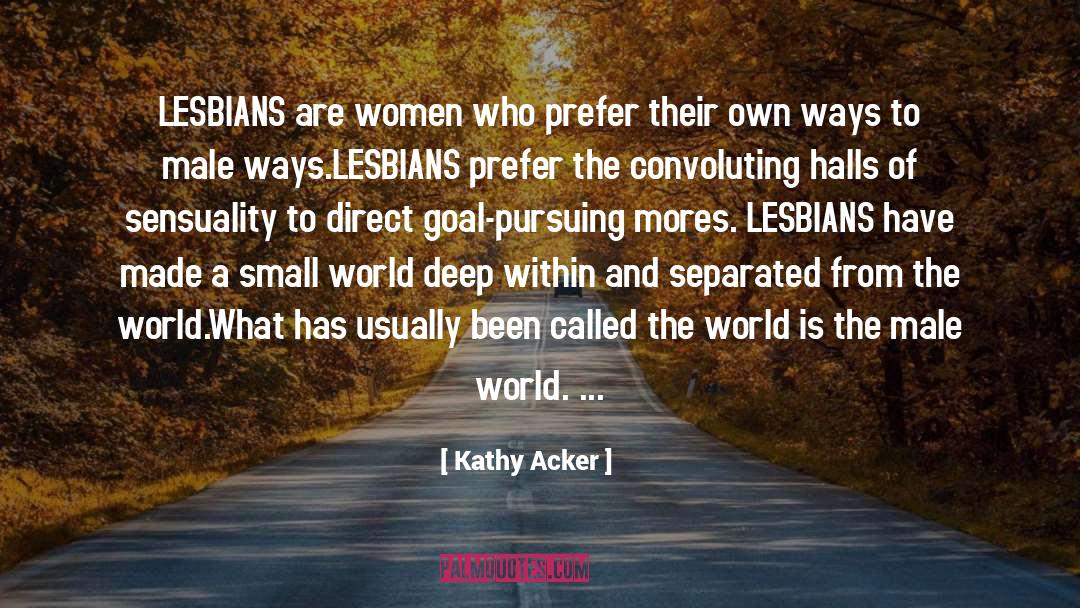 Lesbianism quotes by Kathy Acker