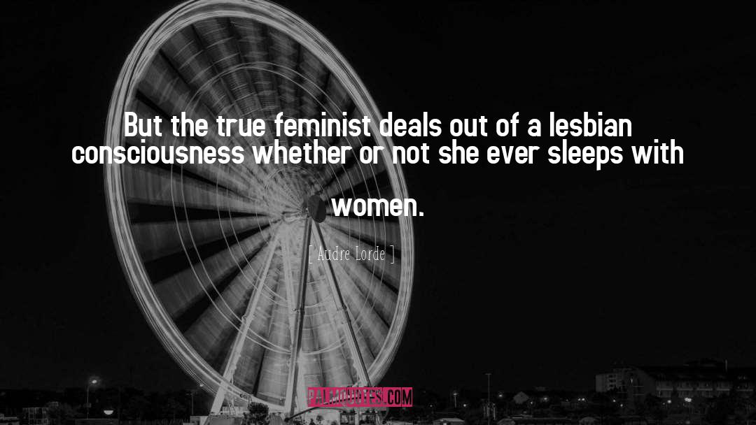 Lesbianism quotes by Audre Lorde