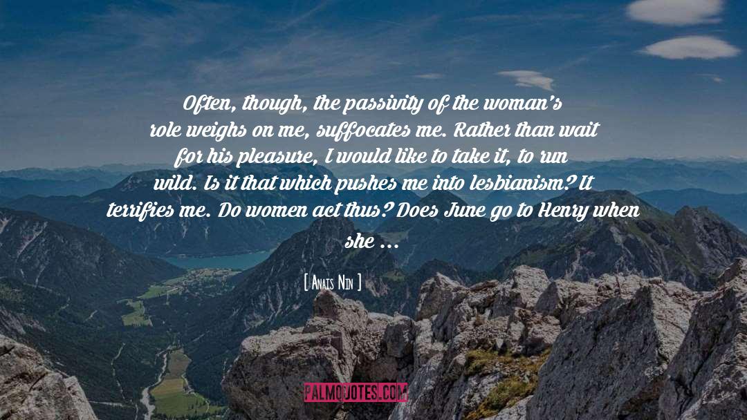 Lesbianism quotes by Anais Nin