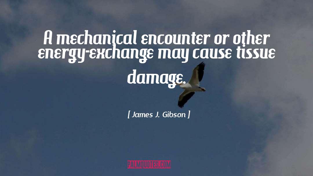 Lescure Mechanical quotes by James J. Gibson