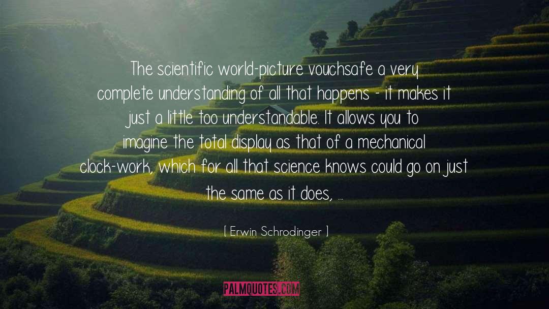 Lescure Mechanical quotes by Erwin Schrodinger