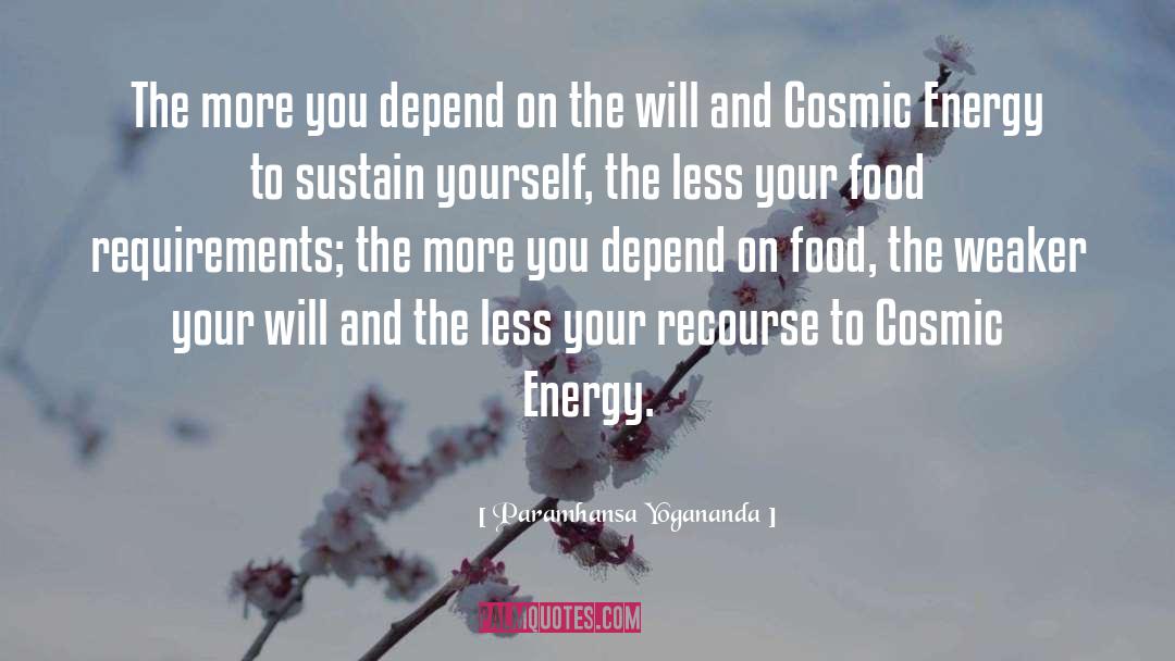 Less Food quotes by Paramhansa Yogananda