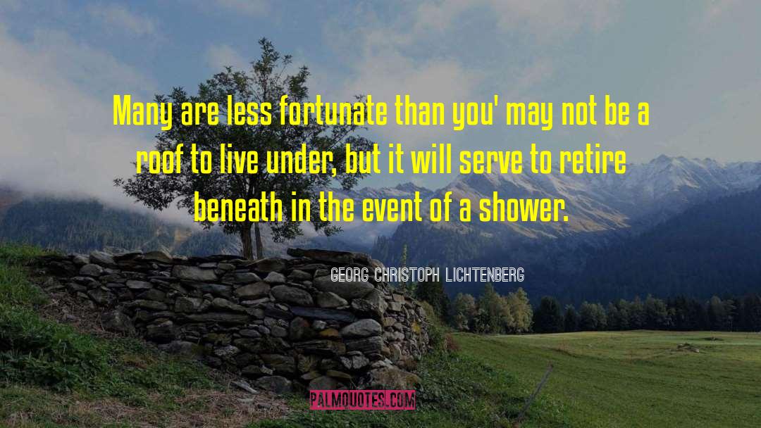 Less Fortunate quotes by Georg Christoph Lichtenberg